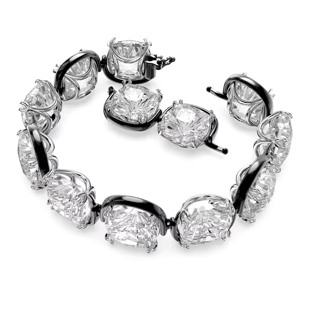Swarovski “Harmonia” Cushion Cut Crystal Flex Bracelet - Picture 4 of 17